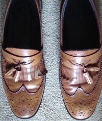 brown brogue shoes