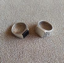 sterling silver signet rings